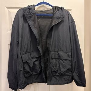 Old Navy Active Black Windbreaker Jacket
